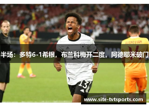 半场：多特6-1希根，布兰科梅开二度，阿德耶米破门